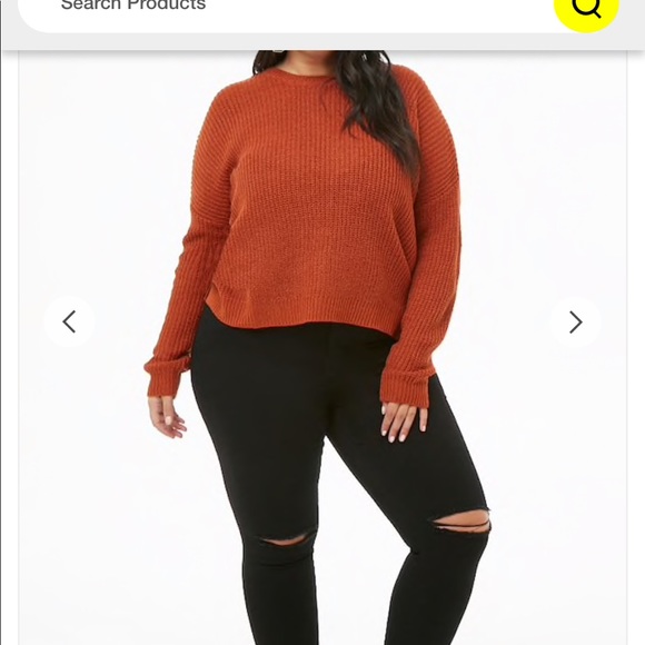 Forever 21 Sweaters - Plus Size Ribbed Round Neck Sweater